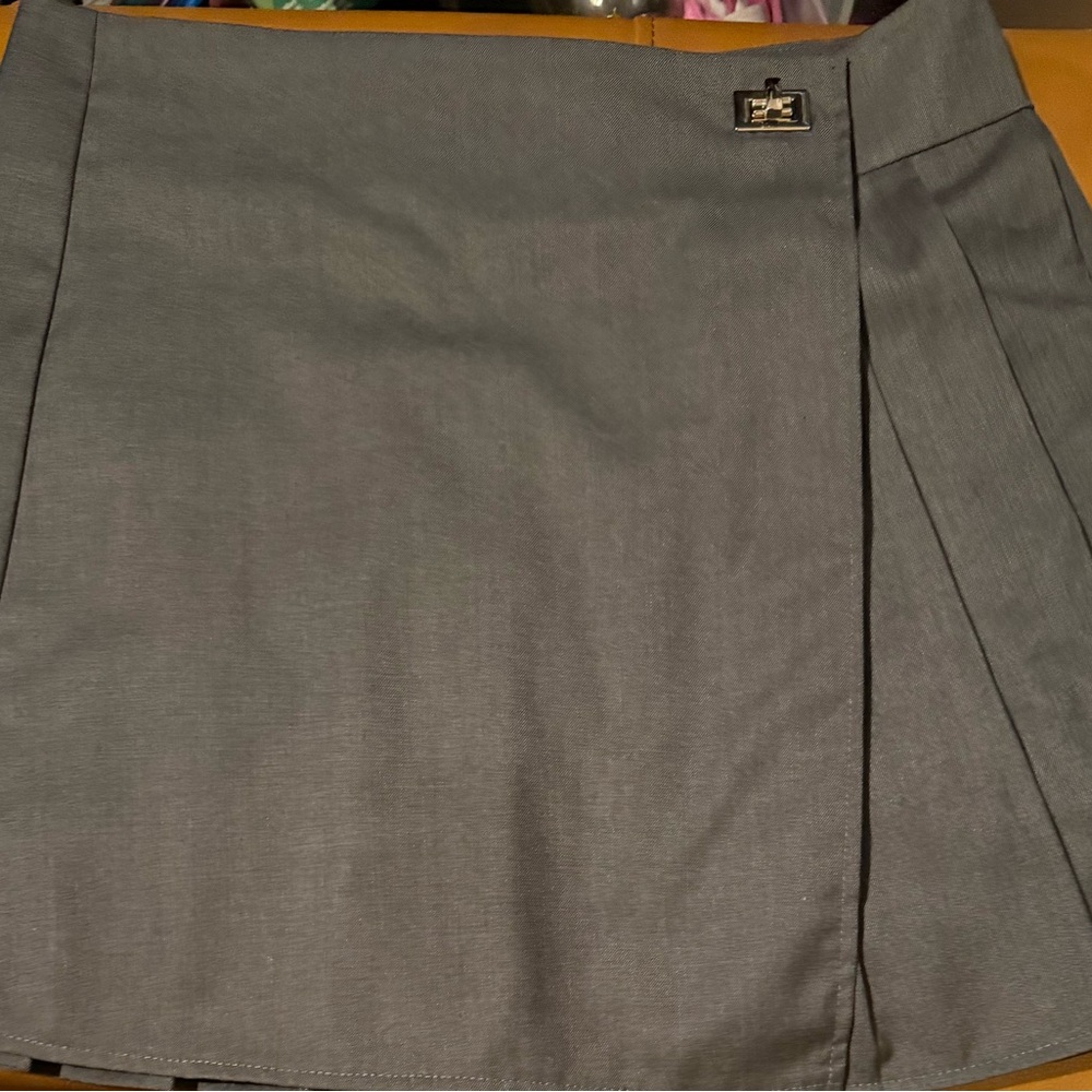 Forever 21 Charcoal A-Line Skirt